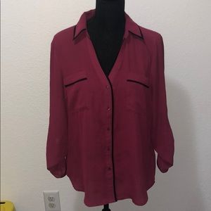 Candie's Button Up Dress Top